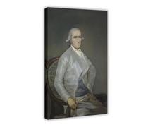 DSAHOZUD Impression sur toile avec logo de l'artiste Francisco Goya (29) - Décoration murale pour maison, bar, restaurant, garage, café - 30 x 45 cm