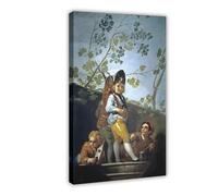 DSAHOZUD Impression sur toile de l'artiste Francisco Goya (30) - Décoration murale esthétique pour chambre, bureau - 40 x 60 cm