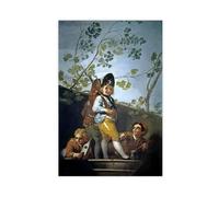 DSAHOZUD Poster moderne sur toile de l'artiste Francisco Goya (30) - Décoration murale pour salon, chambre à coucher - 50 x 75 cm