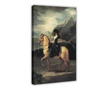 DSAHOZUD Toile murale avec logo de l'artiste Francisco Goya (32) - Décoration murale pour maison, bar, restaurant, garage, café - 40 x 60 cm