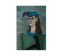 DSAHOZUD Toile murale avec logo de l'artiste Gertrude Abercrombie (5) - Décoration murale pour maison, bar, restaurant, garage, café - 50 x 75 cm