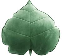 DSAoTeng Coussin décoratif avec motif de feuilles 3D de style nordique - En peluche douce et mignonne en forme de feuille - Pour les amateurs de jardin, chambre à coucher, voiture, crèche, canapé