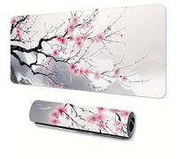 DSAoTeng Grand tapis de souris de jeu pour ordinateur - Encre chinoise paysage lisse, base antidérapante en caoutchouc naturel, tapis de souris pour clavier, pour le travail, les jeux, le bureau, la