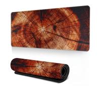 DSAoTeng Grand tapis de souris de jeu pour ordinateur - Motif de lignes florales et modernes - Base en caoutchouc antidérapant - Bords cousus - Long tapis de souris pour ordinateur portable - Pour