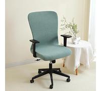 DSAoTeng Housse de chaise de bureau en jacquard extensible - Housse intégrale nordique à dossier haut lavable et anti-saleté pour la maison, le bureau, la chambre à coucher et le bureau (#13, taille