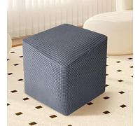 DSAoTeng Housse de protection extensible en tissu jacquard doux avec élastique en bas - Lavable en machine pour salon, chambre à coucher, bureau, salon (#8, 29 x 29 x 25 cm)