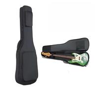 DSAoTeng Housse de transport pour guitare électrique - Étanche de 15 mm d'épaisseur en tissu Oxford doux avec deux bretelles - Grand sac à dos de poche pour voyage, rangement, performance sur scène