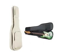 DSAoTeng Housse de transport pour guitare électrique - Étanche de 15 mm d'épaisseur en tissu Oxford doux avec deux bretelles - Grand sac à dos de poche pour voyage, rangement, performance sur scène