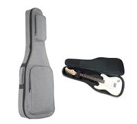 DSAoTeng Housse de transport pour guitare électrique - Étanche de 15 mm d'épaisseur en tissu Oxford doux avec deux bretelles - Grand sac à dos de poche pour voyage, rangement, performance sur scène