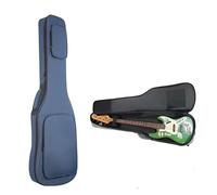 DSAoTeng Housse de transport pour guitare électrique - Étanche de 15 mm d'épaisseur en tissu Oxford doux avec deux bretelles - Grand sac à dos de poche pour voyage, rangement, performance sur scène