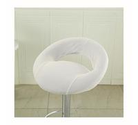 DSAoTeng Lot de 4 housses de tabouret pivotant avec dossier creux - Housses de tabouret de bar modernes avec dos semi-rond incurvé, antidérapant, lavable - Fermeture éclair pour cuisine, îlot, salle à