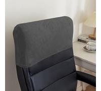 DSAoTeng Lot de 6 housses d'appui-tête de chaise de bureau - Housse de protection minimaliste en jacquard extensible pour appuie-tête inclinable, anti-poussière pour dossier de chaise de bureau à