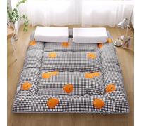 DSAoTeng Matelas futon japonais - Matelas imprimé, tatami épais et pliable - matelas de couchage matelassé, portable pour salon, chambre à coucher, lit d'amis (03,90 x 200 cm)