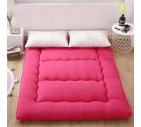 DSAoTeng Matelas futon japonais - Matelas imprimé, tatami épais et pliable - matelas de couchage matelassé, portable pour salon, chambre à coucher, lit d'amis (33,90 x 200 cm)