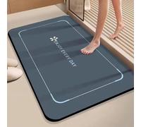 DSAoTeng Modernized Magic Mat - Tapis de bain moderne en terre de diatomée, super absorbant, antidérapant, séchage rapide, fin, pour salle de bain, douche, cuisine, entrée (#2, 60 x 90 cm)