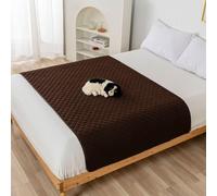 DSAoTeng Protège-matelas imperméable pour animal de compagnie - Matelassé antidérapant et réutilisable - Couverture de canapé absorbante pour chiens, chats, meubles, lavable pour maison, voyage