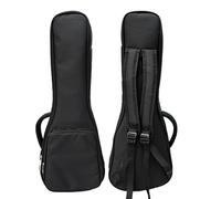 DSAoTeng Sac pour ukulélé - Tissu Oxford imperméable léger rembourré avec protection en éponge de 10 mm, double bandoulière réglable, sac à dos de voyage pour concert, soprano ténor, #1, 26/27in