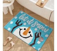 DSAoTeng Tapis de bain vintage en flanelle, antidérapant, doux, absorbant et lavable, pour entrée, chambre à coucher, salon (#3, 40 x 60 cm)