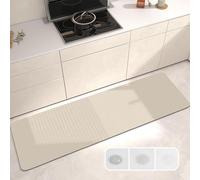 DSAoTeng Tapis de cuisine absorbant, imperméable, antidérapant, séchage rapide, lavable, pour cuisine, buanderie, salle de bain, maison (60 x 90 cm, #6)