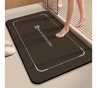 DSAoTeng Tapis magique moderne pour salle de bain - Tapis de bain moderne en terre de diatomée, super absorbant, antidérapant, séchage rapide, fin, pour salle de bain, douche, cuisine, entrée (#6, 50