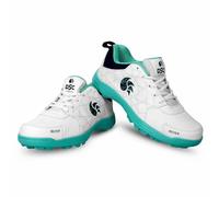 DSC Belter Cricket Shoes Men's, Sea Green and White, 45 EU