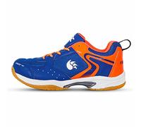 DSC Chaussures de Badminton Court 44 pour Hommes Et Garçons avec Semelle Extérieure en Caoutchouc Crape Naturel Non Marquante Taille 7 (Orange Marine), Multicolore