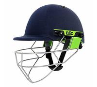 DSC Edge Pro Cricket Helmet Men's, Navy Blue, Large