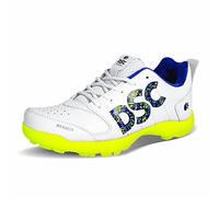 DSC Homme Beamer Cricket Shoe, Fluro Yellow/White, 42 EU