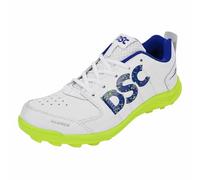 DSC Homme Beamer Cricket Shoe, Fluro Yellow/White, 42 EU