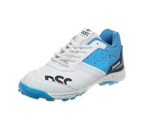 DSC Homme Zooter Cricket Shoe, White/Blue, 44 EU