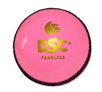 DSC Incredible Marathon Synthetic Tennis Cricket Ball (Pink)| Leather | Suitable for Practice Game | Training | Hard Court | Grass