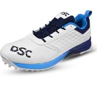 DSC Homme Jaffa Cricket Shoe, White/Navy, 43 EU