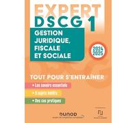 DSCG 1 - EXPERT - Gestion juridique, fiscale et sociale 2024