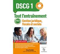 DSCG 1 - Gestion juridique, fiscale et sociale 2022: Tout l'entraînement - Réforme Expertise comptable (2022)