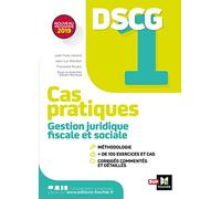 DSCG 1 - Gestion juridique fiscale et sociale - Cas pratiques