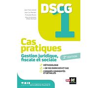 DSCG 1 - Gestion juridique fiscale et sociale - Cas pratiques