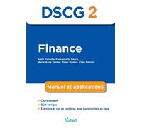 DSCG 2 Finance Manuel et applications - MARIE-ANNE VERDIER - Vuibert - broché - Scolaire / Universitaire