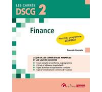 DSCG 2 - Finance: Nouveau programme 2026/2027
