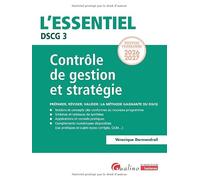DSCG 3 - Contrôle de gestion et stratégie: Nouveau programme 2026-2027 - Préparer, réviser, valider : la méthode gagnante du DSCG