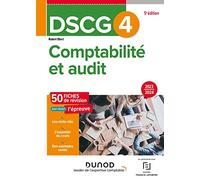 DSCG 4 - Comptabilité et audit - Fiches 2023-2024