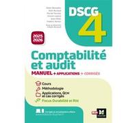 DSCG 4 - Comptabilité et audit - Manuel et applications - Millésime 2025-2026 Didier Bensadon (Auteur), Alain Burlaud (Auteur), Patrick Crespin (Auteur), Florian Favreau (Auteur), Vincent Lepève (Aute