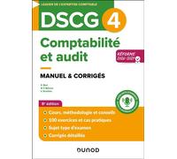 DSCG 4 - Comptabilité et audit - Manuel - Réforme 2026-2027 - Robert Obert - Dunod - broché - Scolaire / Universitaire