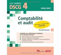 DSCG 4 - Comptabilité et audit: Nouveau programme 2026/2027