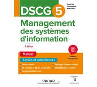 DSCG 5 - Management des systèmes d'information - Manuel 3ème édition - Virginie Bilet - Dunod - broché - Scolaire / Universitaire