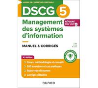 DSCG 5 - Management des systèmes d'information - Manuel - Réforme 2026-2027