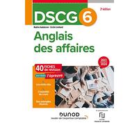 DSCG 6 - Anglais des affaires - Fiches 2023-2024