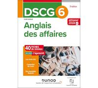 DSCG 6 - Anglais des affaires - Fiches - Réforme 2026-2027
