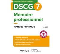 DSCG 7 - Mémoire professionnel: Manuel pratique