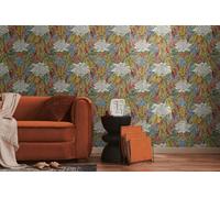 Livingwalls WTD 394284 Papier peint en non-tissé Motif jungle Jaune Multicolore 10,05 x 0,53 m pour 5,33 m²