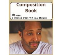 dscraftyhands African American Hairstyles, back to school, 100 page, 2 sided, 7 1/2 x 9 3/4 in, wireless, college ruled composition book/ Journal